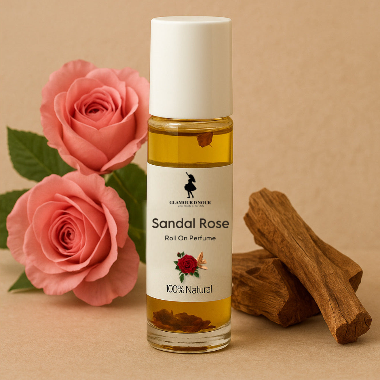 Sandal Rose Roll-On Perfume