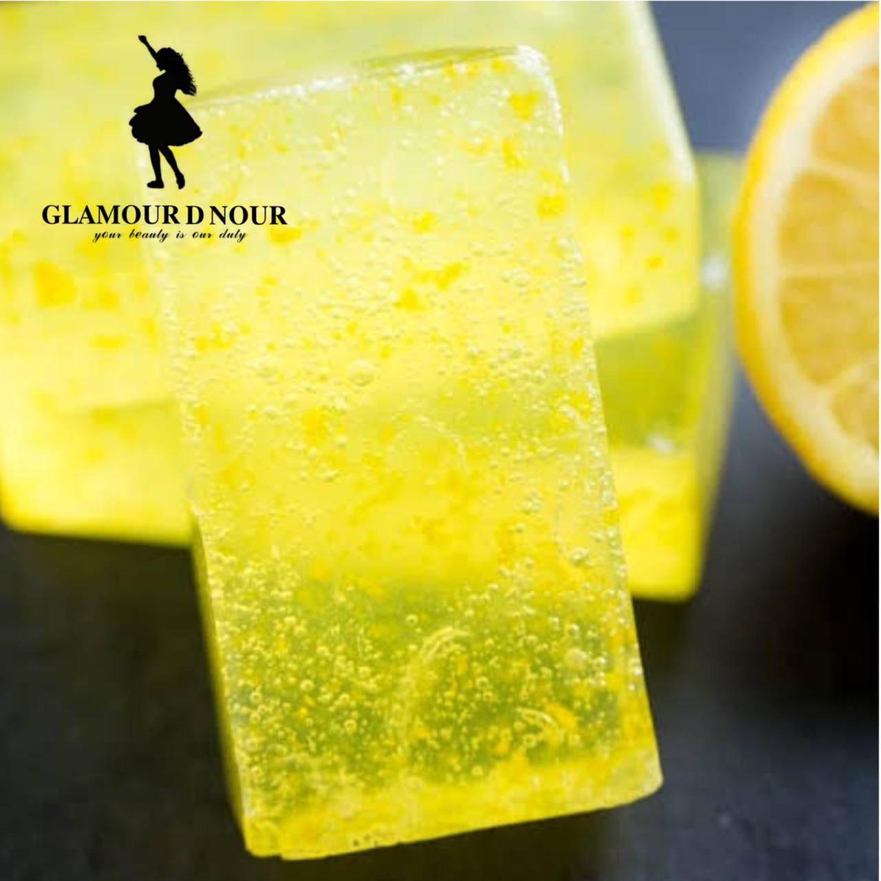 Lemon zest soap