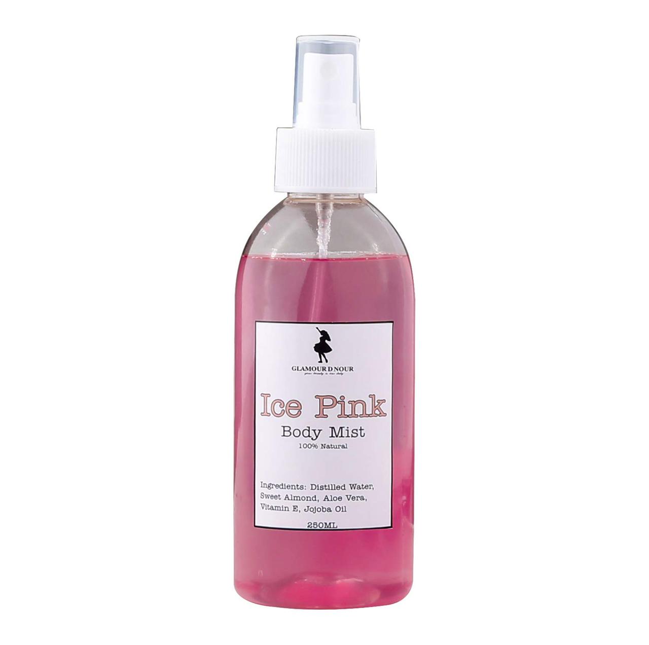 Pink body mist