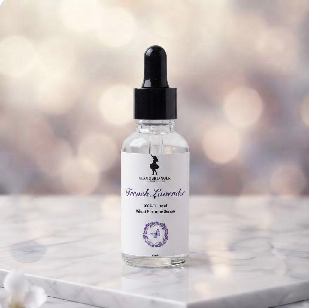 French lavender Bikini serum