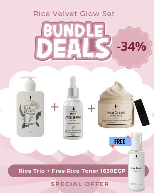 Rice Velvet Glow Set