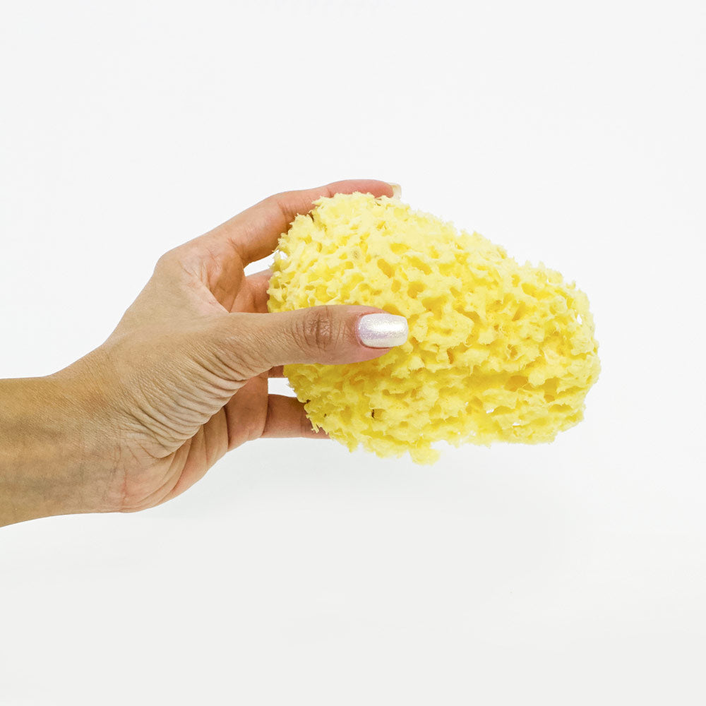 Soft natural sea sponge ( Yellow)