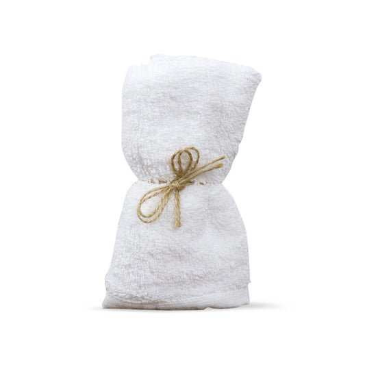 Face bath towel natural organic cotton 30x30 cm